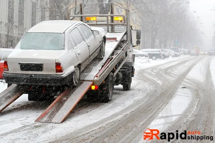 Winter car transportation