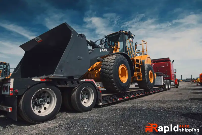 heavy equipment hauling