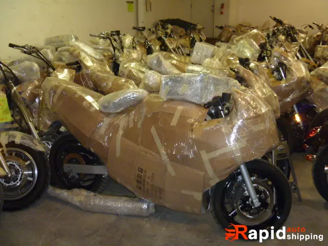 shipping motorcycle