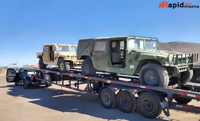 military car shipping