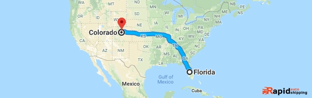 Colorado to Florida auto transport Service