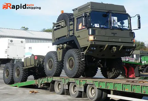 military vehicle shipping